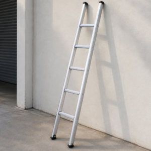 Aluminium Single Ladder(Flat Steps)