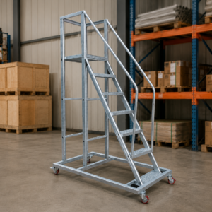 Aluminium Trolly Step Ladder