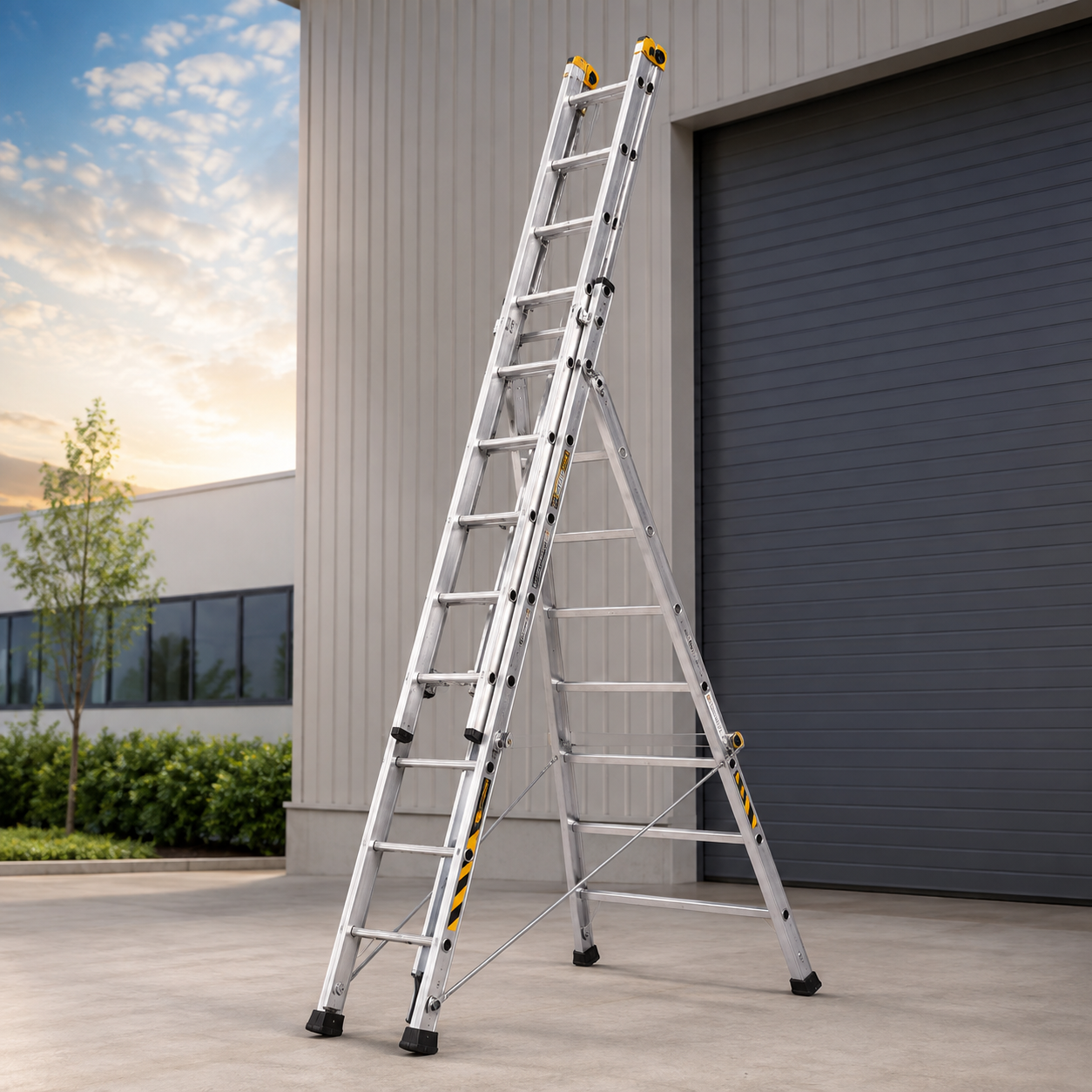 Aluminium Self-Supporting Extension Ladder